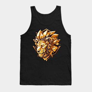 gold lion Tank Top